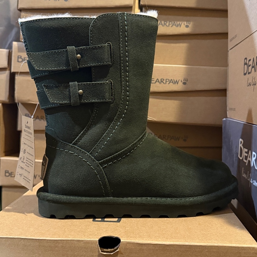 BearPaw Aurelia seaweed boots